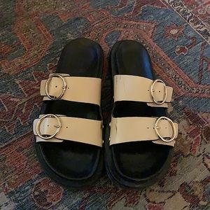 Slip on sandals. Zara size 37